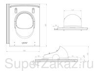 Vilpe EVO 2K проходной элемент для черепичной кровли  Monier/Brass, Teviva/Ormax EVO, антрацит